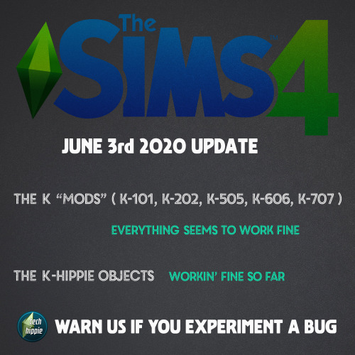 THE SIMS 4 JUNE 3RD UPDATEHello Fellow Simmers …We Quickly tested and checked numerous packag