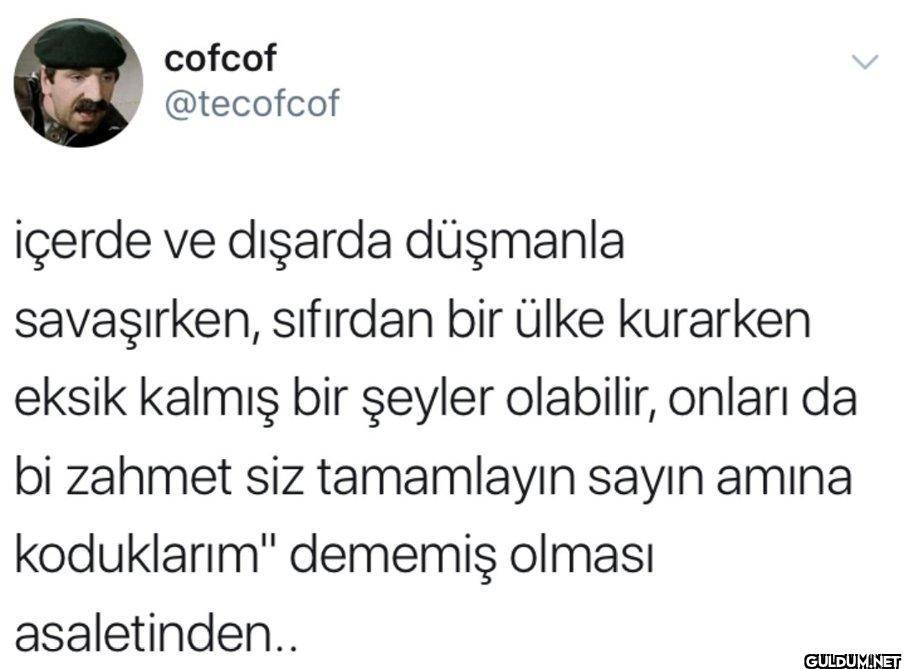 cofcof @tecofcof içerde ve...