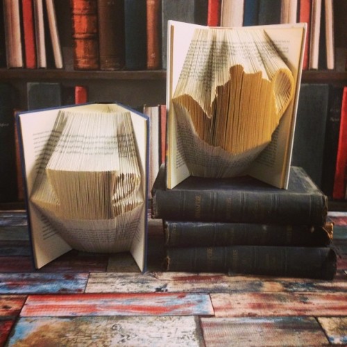 mymodernmet:  Artist Nicola Nobo Repurposes Old Books into 3d Sculptures by Carefully Folding Their Pages  