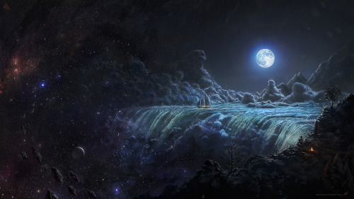 stardustpixiedust:Goodbye Moonlight by Matkraken