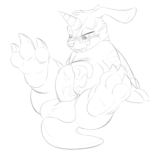 Gabumon has always been one of my top fav digimon >w< <3 lookit dat pudge :3