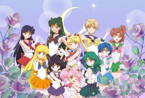 ffamranxii:So I love Sailor Moon, and after doing my Furuba wallpaper I wanted to do a Sailor Moon o