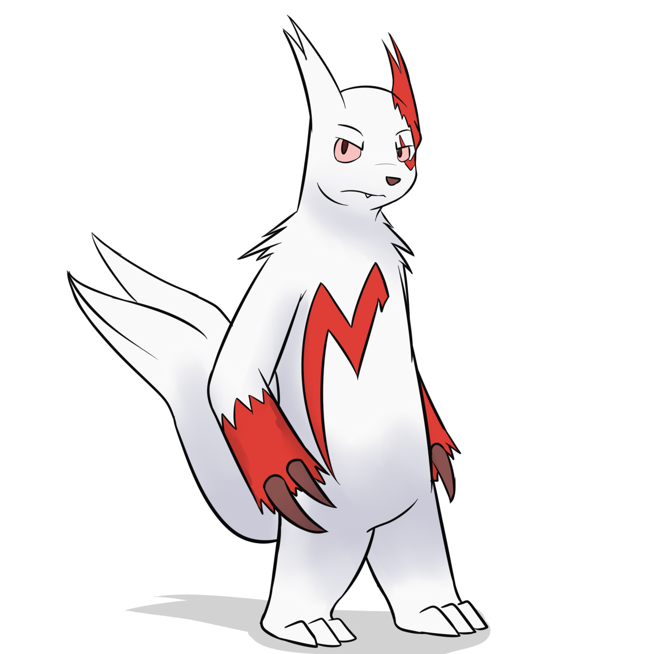 ZangooseIt was pokemon night, so I drew regular ol’ pokemon.  Zangoose has had