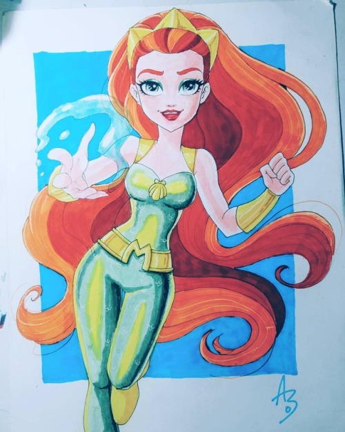 Mera from DC Super Hero Girls @sheafontana @dcsuperherogirls #dcsuperherogirls #mera #aquaman #dcshg