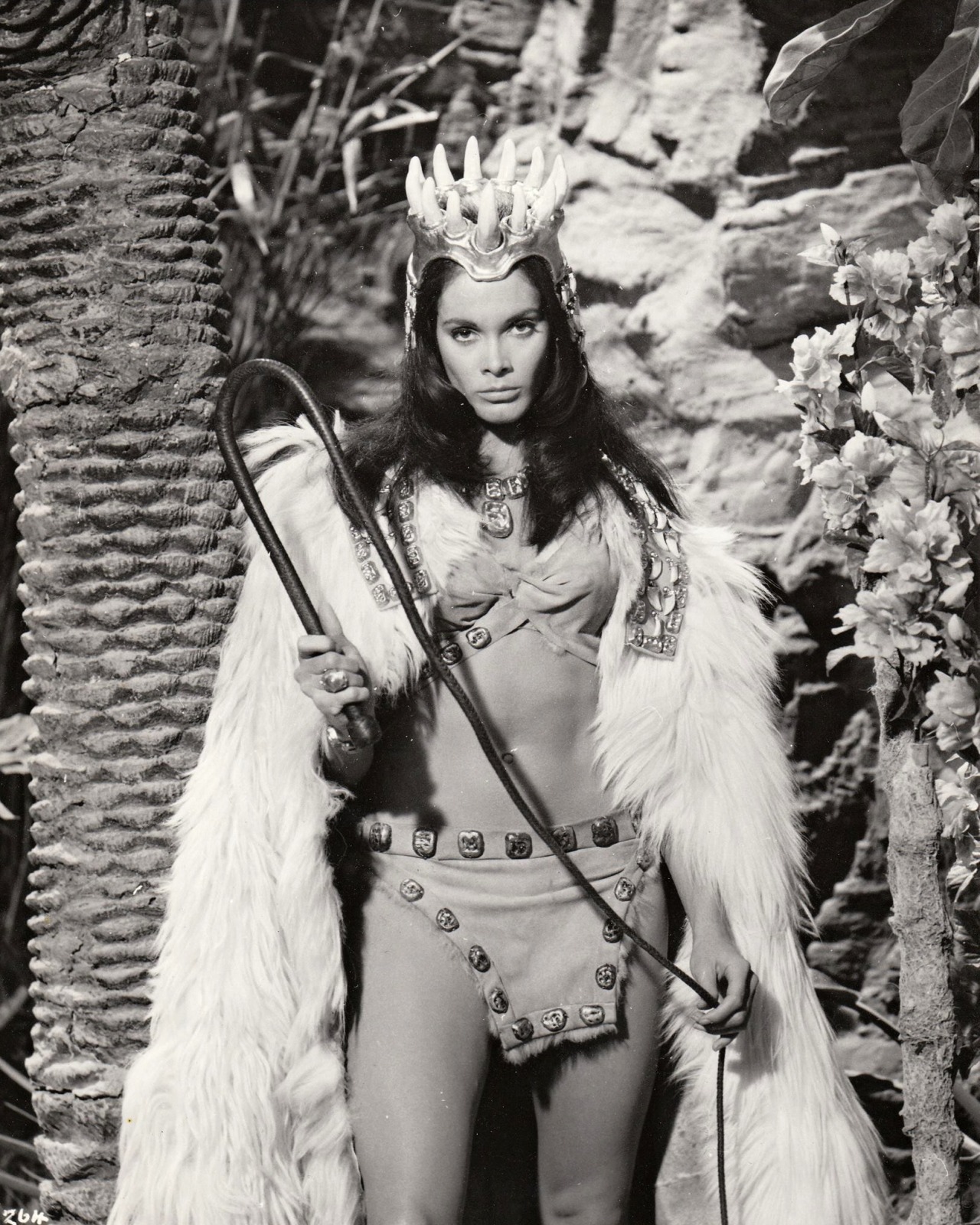 Martine Beswick dans Femmes préhistoriques de Michael Carreras, 1967.