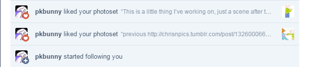 chrisnpics:  I’m like , AHHHHHHHHH OH MY GOD ITS @pkbunny Oh dear you have no idea