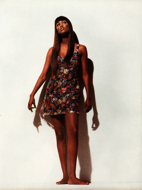 fashionphotographyscans:Magazine: MademoiselleYear: 1992Models: Tyra BanksPhotographer: Steven Klein 
