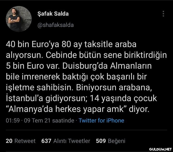 " Şafak Salda @shafaksalda...