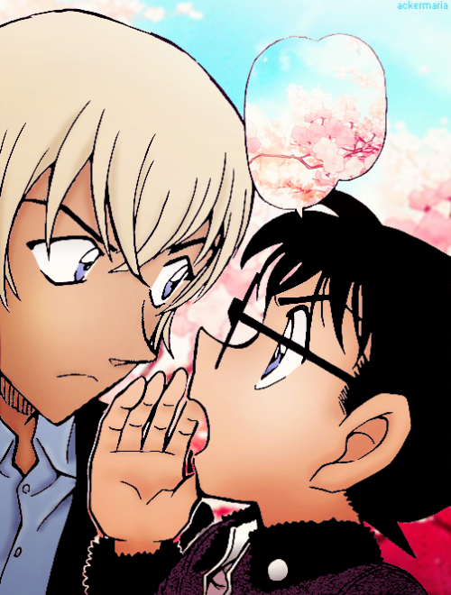 ackermaria:File 892, page 16 : Tooru Amuro & ConanMy first coloring 