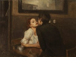  Café Kiss, by Ron Hicks 