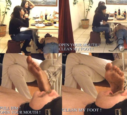 ¡Bajo los pies de mexicanas! :)Role play - Mexican girls & white boy: Pt.7 Under the table