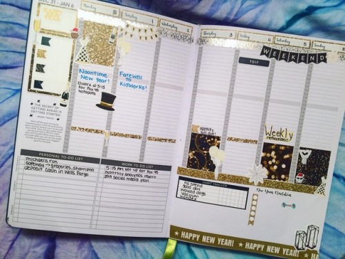 passion planner spread by planningwithcasey