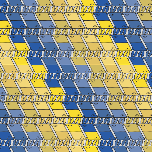 Tessellation Patterns - Parallelograms - 2 | GeoBunnies