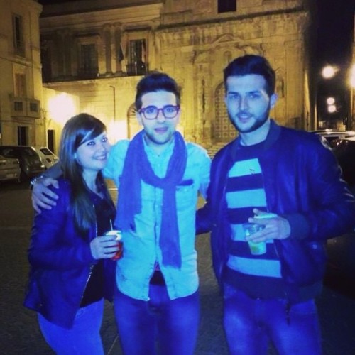 @barone_piero By @enzoporrello69 Piero in piazza Garibaldi con Domenico @barone_piero #Baronissimo #