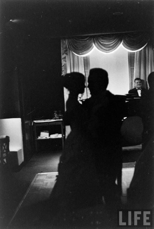 princessgracekelly1956:    Grace Kelly and Prince Rainier dance at the Imperial Ball at the Waldorf-Astoria in New York City on January 6, 1956, the day after their engagement was announced. (Photo by Ralph Morse)