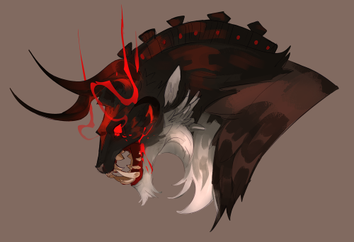 My new charr Keres! She guards a jail for nasty mean evil souls in the Mists and she hunts down thos