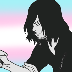 lgbt-bnha:Trans Kaminari and Aizawa icons requested by anon!