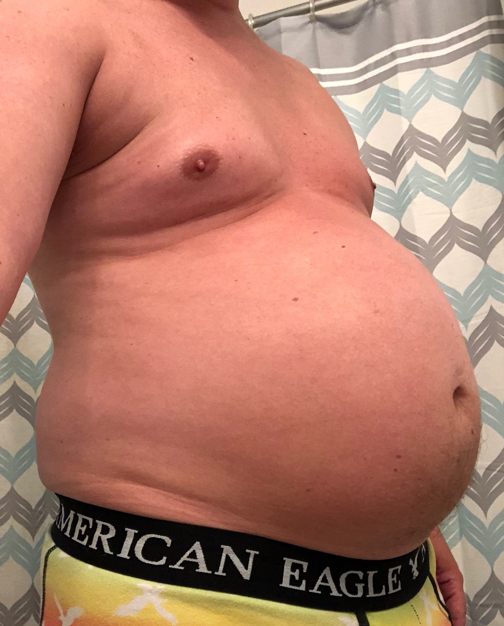 gluttonyislife:  Vacation Belly. Ate like a pig the whole time. It’s no wonder