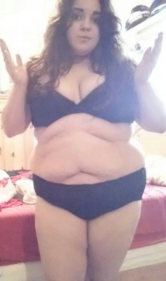 chubby-bunnies:  US size 16/18It took me a while to really embrace myself fully. Not to say I never liked my body or the way it curves, but I’ve always been insecure about things such as stretch marks, cellulite, etc…. but you know what? This is MY