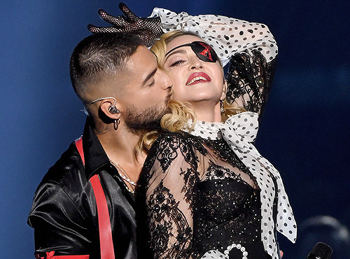 fuckyeahmadonna: Madonna and Maluma perform onstage during the 2019 Billboard Music Awards at MGM Gr