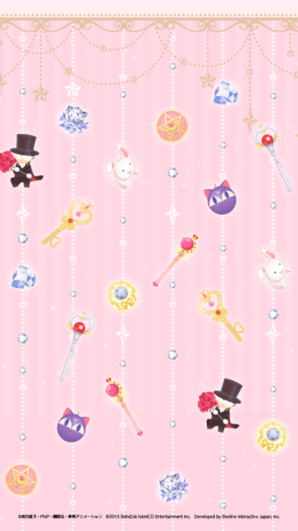 sailormoon-gallery:(HQ) Sailor Moon Drops: Smartphone Wallpaper.