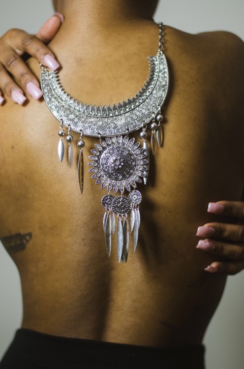 dollfaced-killa:long-lostqueens | Angela Davis II necklace http://shop.lostqueens.com/product/angela-davis-ii