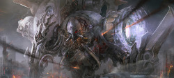 infinitemachine:  Mecha of the Day: God of War by hgjart 