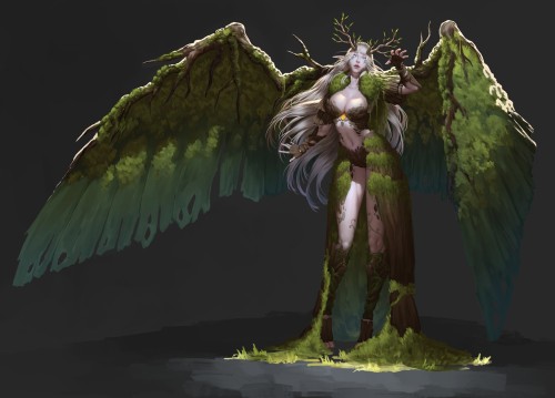  Forest queenZnA (park min seong)https://www.artstation.com/artwork/lxndnz 