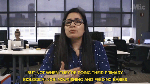 lifegags:sizvideos:So what’s the big deal with breastfeeding in public?bless this post
