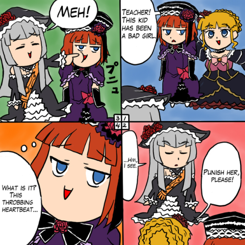 I know nobody cares, but I’m back to translate a few more umineko comics just for fun. I sure 
