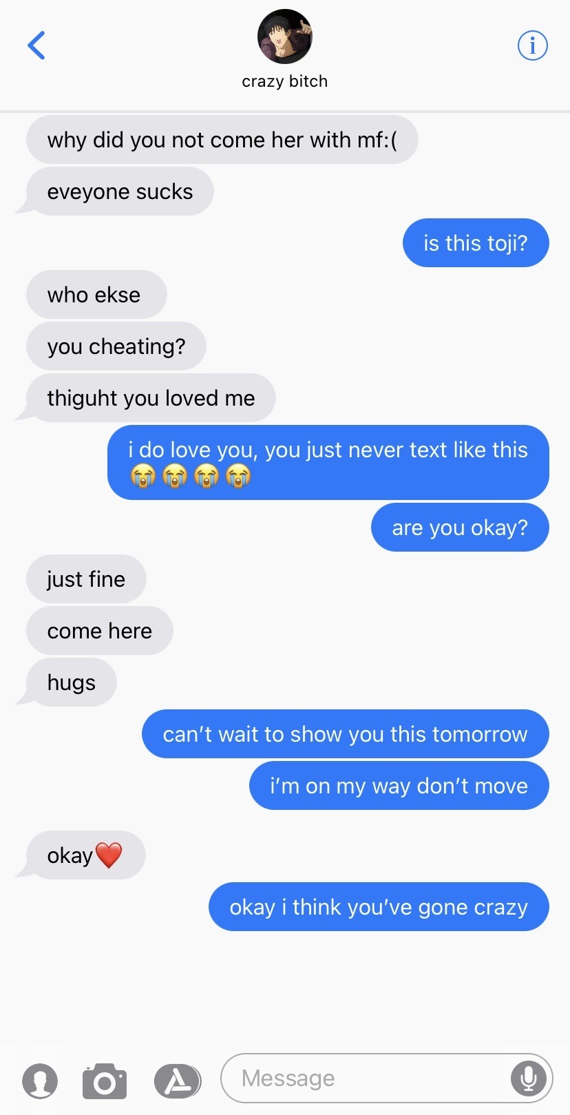 ♡ TEXTS WHEN THEY’RE DRUNK