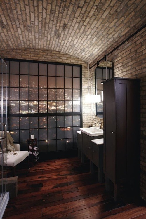 all brick everything. 