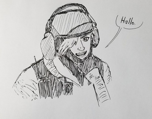 Got bored at work and doodled IQ from Rainbow Six Siege