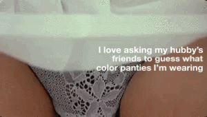 Friends wife in white panty is turn on