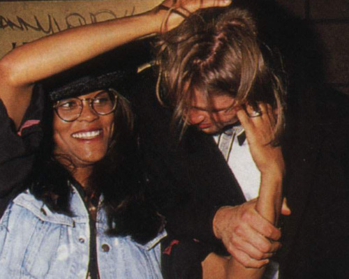  Brad Pitt and Robin Givens, 1989    How the hell did he go back!?! You never go