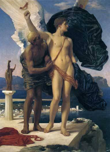 Daedalus and Icarus by Frederic Leighton