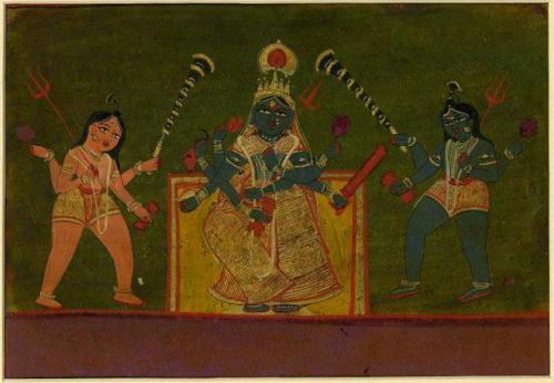 Devi, miniature painting