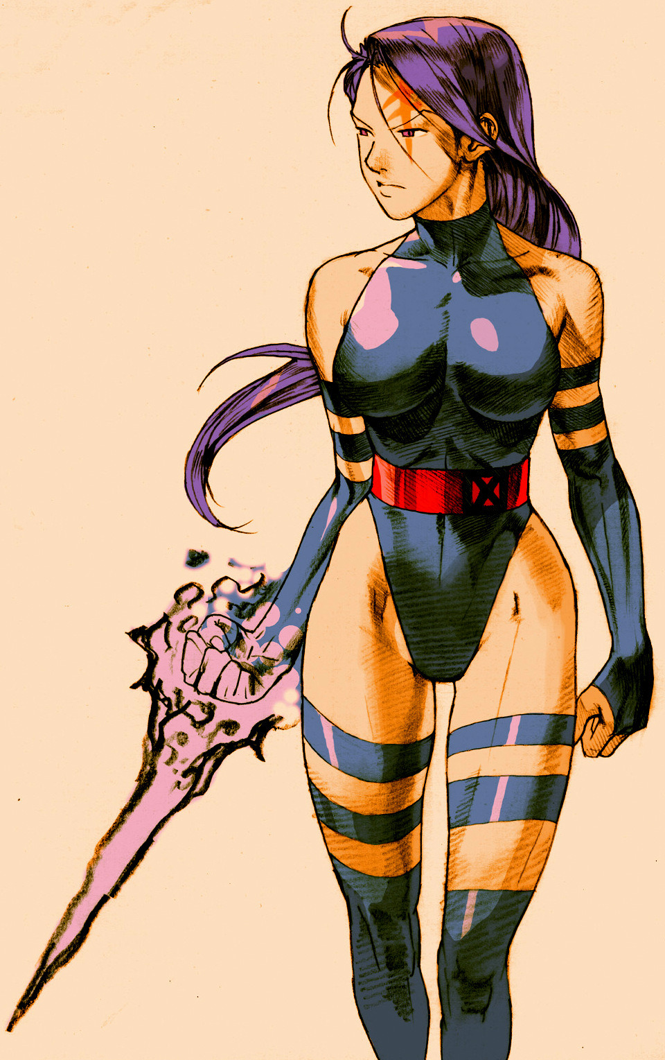 jthenr-comics-vault:
“ Psylocke
Marvel vs. Capcom 2
”