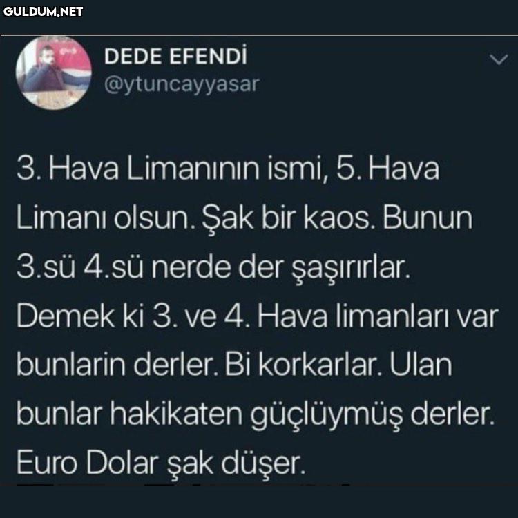 DEDE EFENDİ @ytuncayyasar...