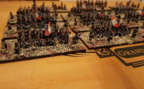 Completed my 6mm French Napoleonic force! 12 battalions of line infantry, 2 artillery batteries and 