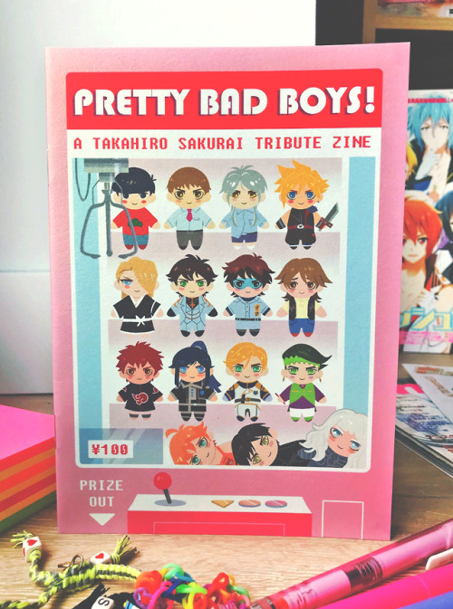 andythelemon: ✨ PRE-ORDERS NOW OPEN ✨ PRETTY BAD BOYS! A Takahiro Sakurai Tribute Zine 24 pg | A5 | 