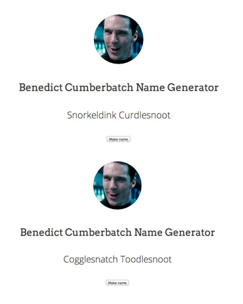 thestarlingscalling: Benedict Cumberbatch’s name