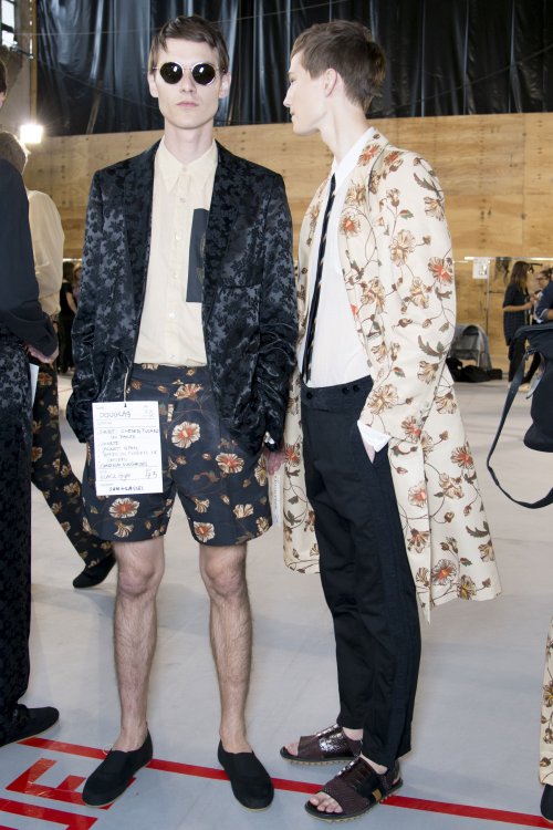  dries van noten - spring 2014 backstage 