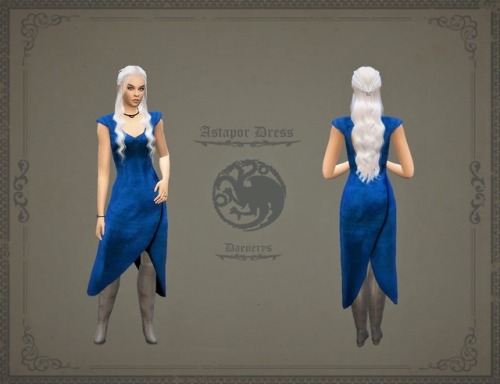 Here is my version of Dany’s Astapor dress. Also pictured is the lovely necklace that the extremely 