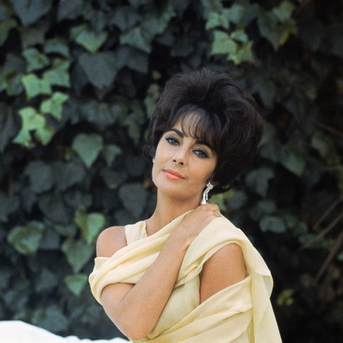 Elizabeth Taylor Wearing ‘Soiree A Rio’ Dress (Spring-Summer Haute Couture Collection And Wearing