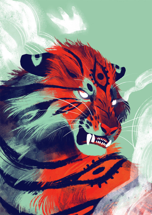 chervellefryer:“Hungover”.Tiger king might have had one too many drinks, speed paint, took about 1 h
