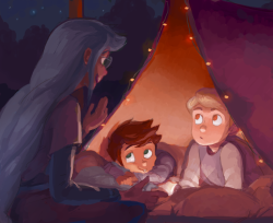 Sonotcanon-Draws:   Sometimes When He Stays The Night, They Pitch A Tent Made Of