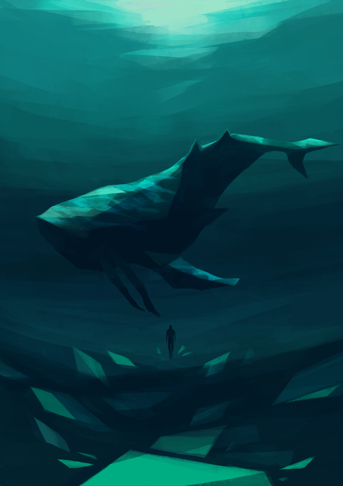 wehavekookies:The Void. Some notes and ideas on how the underwater Void might look / feel like. For 