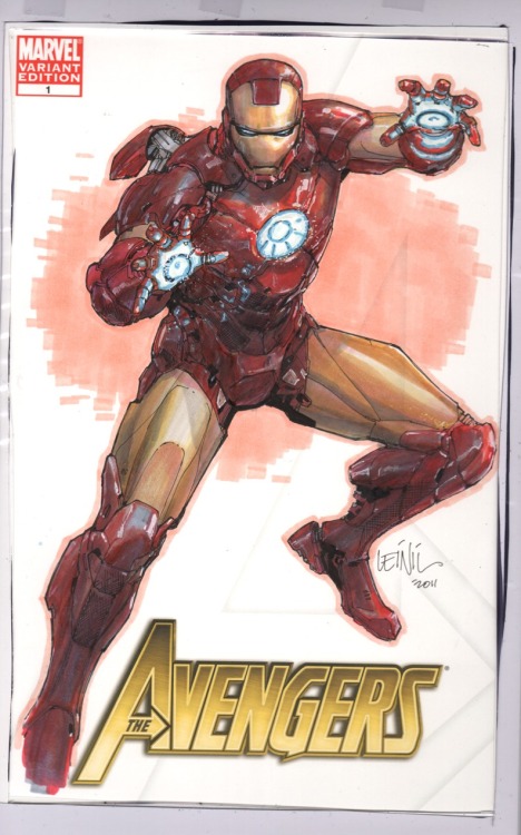 leinilyu:  My only full color sketch cover art around. 2011
