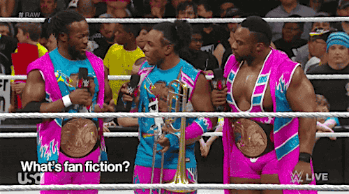 rensbogusadventure: bigfuzzysiberianbear:  reagans-ramblings:  siderealsandman:  abadmeanman:  bear-onica:  how the fuck has pro wrestling eluded tumblr as a popular fandom when Xavier Woods exists       i dont know anything about this man but now I